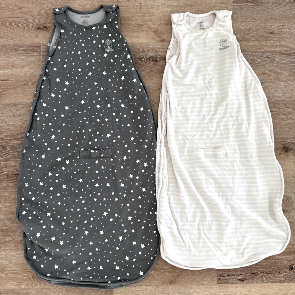 2 Woolino Sleepsacks 2-4T (grey NWOT)